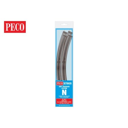 PECO N No. 3 298.5 mm Radius Double Curve Track PCOST-3017